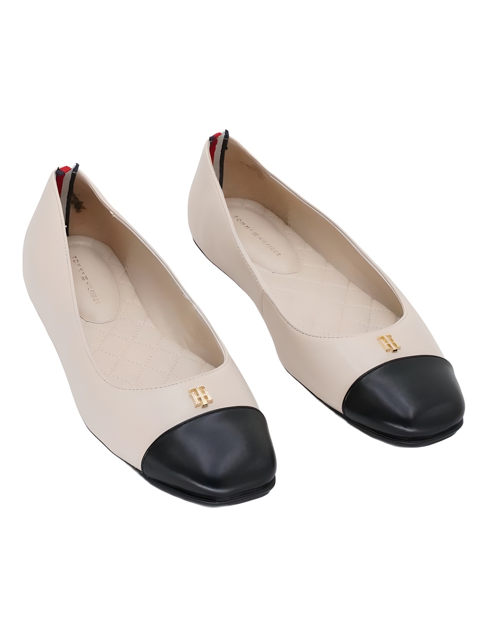 Tommy Hilfiger Bekim Medium Natural Cap Toe Ballet Flats Size 8.5M